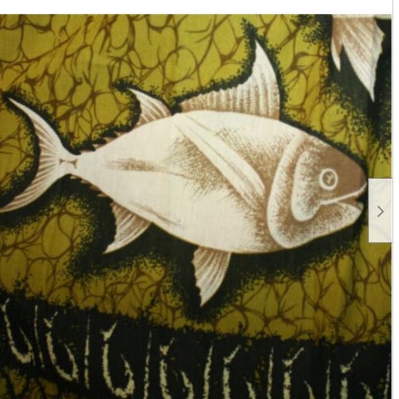 Vanessa Virginia Baxter Bay Dress 4 Fish Vintage - Picture 4 of 10